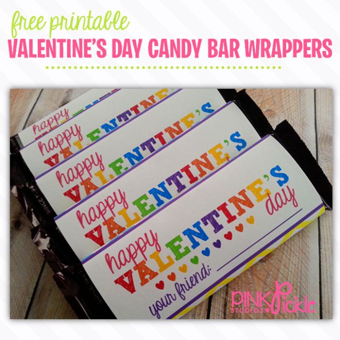 hershey bar valentine wrappers free